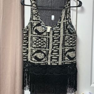 Tassled tank top